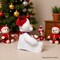 Snowy the Polar Bear Plushie, Cute Kids’ 12" Christmas Stuffed Toy, Santa Hat and Candy Cane